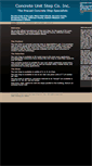 Mobile Screenshot of concreteunitstep.com